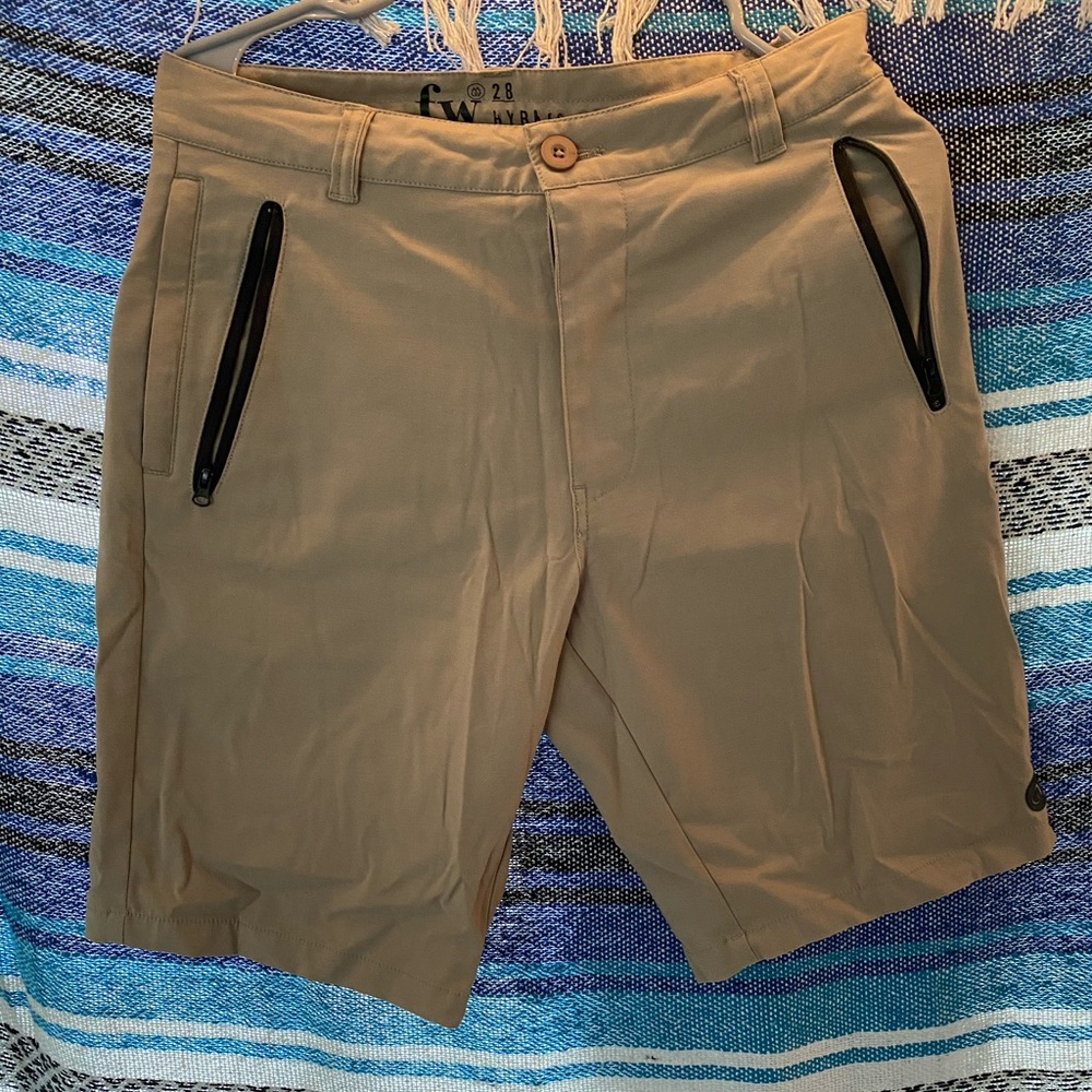 Stretch Khaki Shorts